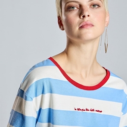 ALBA CONDE Camiseta Rayas - Imagen 2