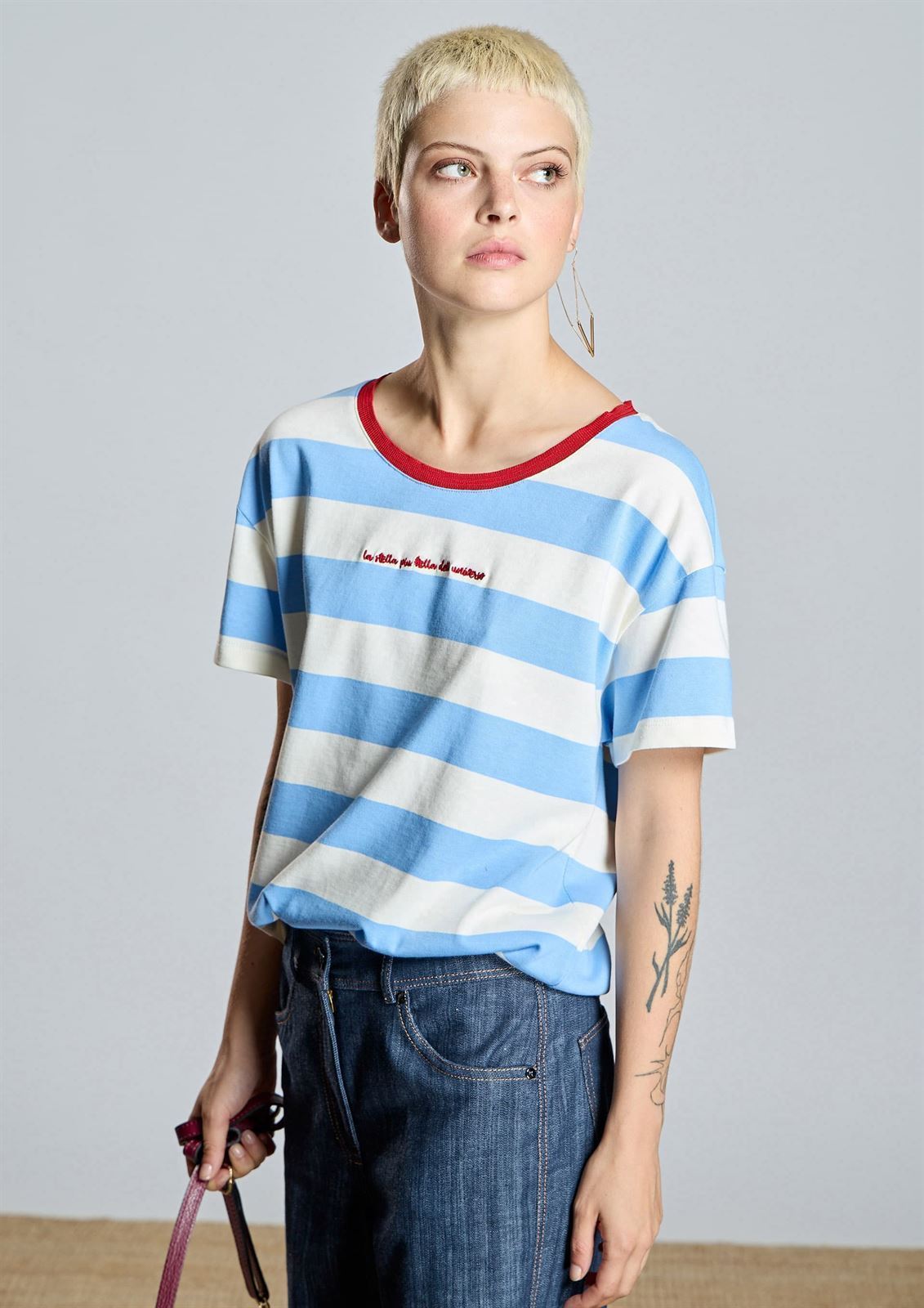 ALBA CONDE Camiseta Rayas - Imagen 3