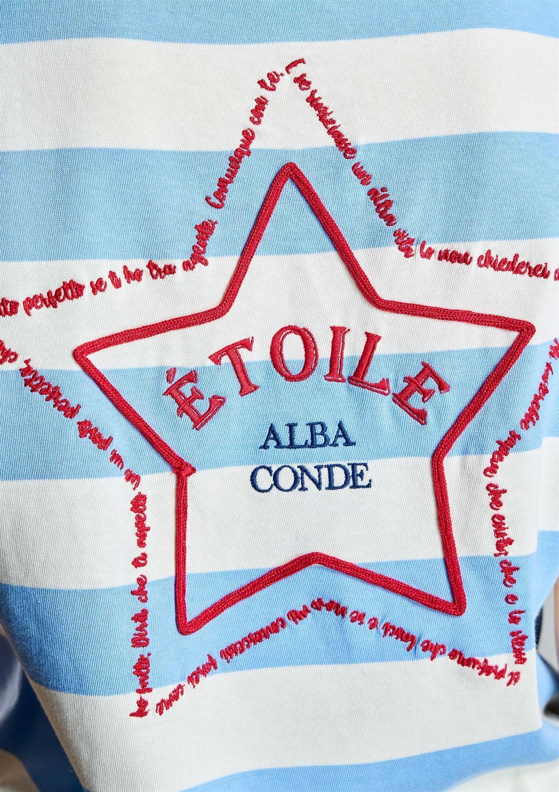 ALBA CONDE Camiseta Rayas - Imagen 4