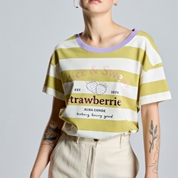 ALBA CONDE Camiseta Rayas - Imagen 2