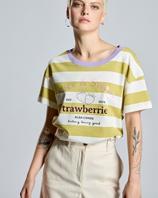 ALBA CONDE Camiseta Rayas - Imagen 2