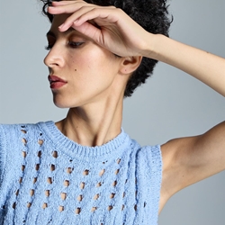 ALBA CONDE Chaleco de Punto Calado - Imagen 1