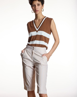 ALBA CONDE Chaleco Punto Bicolor - Imagen 2