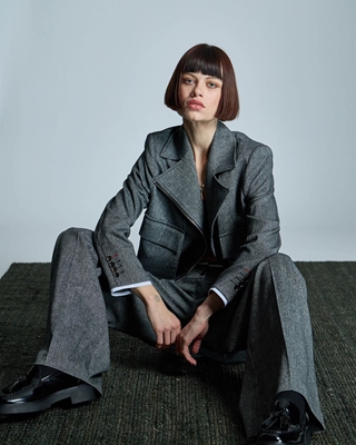 ALBA CONDE Chaqueta Corta Gris - Imagen 1