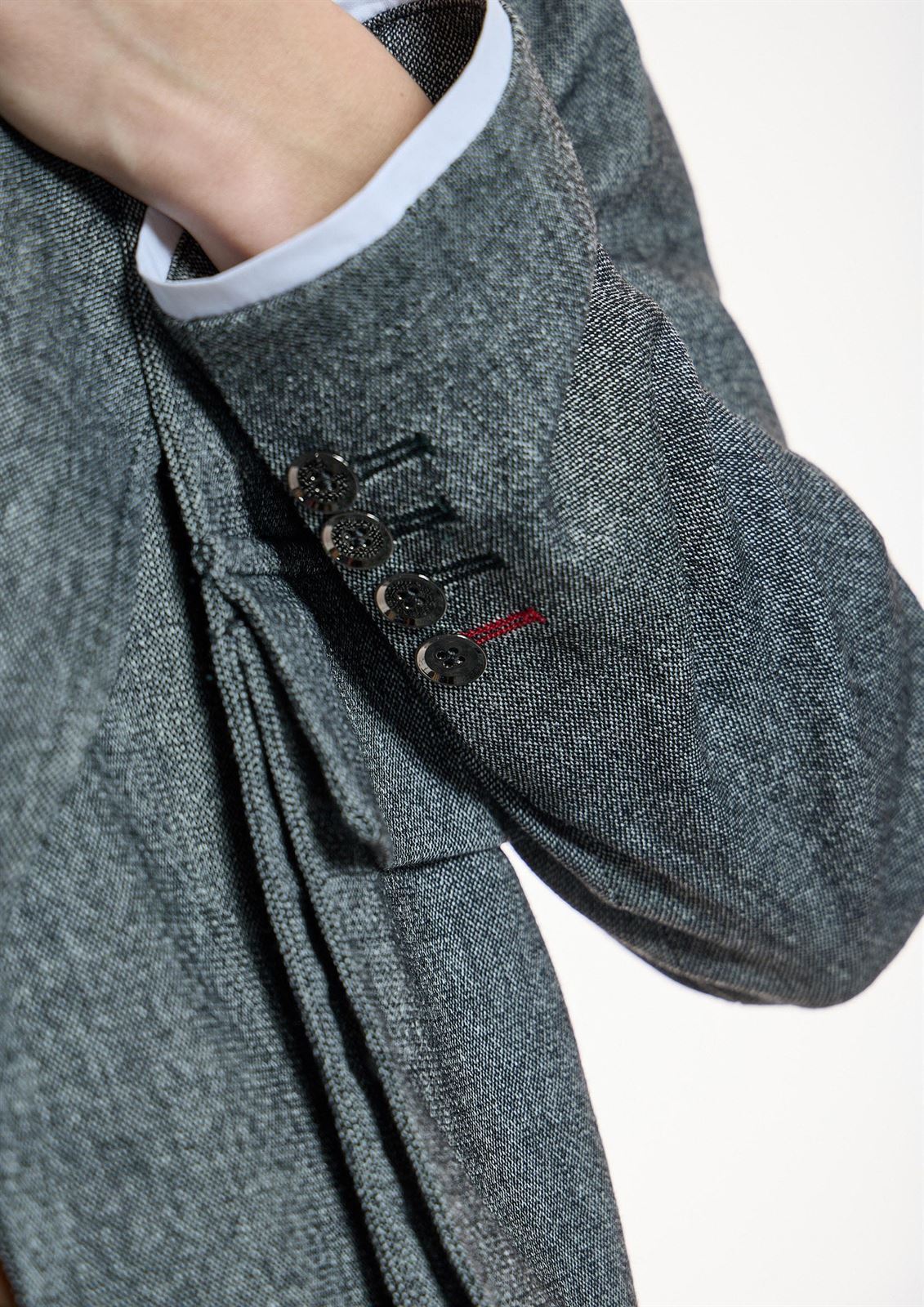 ALBA CONDE Chaqueta Corta Gris - Imagen 2