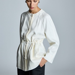 ALBA CONDE Chaqueta Cruda Lino - Imagen 1