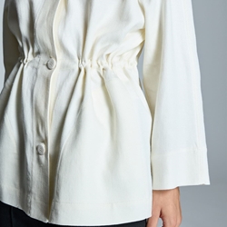 ALBA CONDE Chaqueta Cruda Lino - Imagen 2