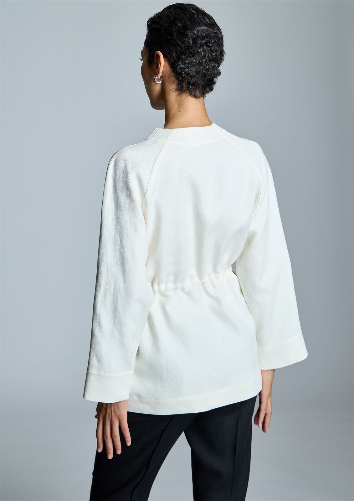 ALBA CONDE Chaqueta Cruda Lino - Imagen 5