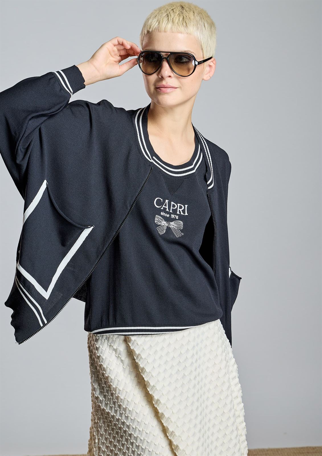 ALBA CONDE Chaqueta de Punto Negra - Imagen 5