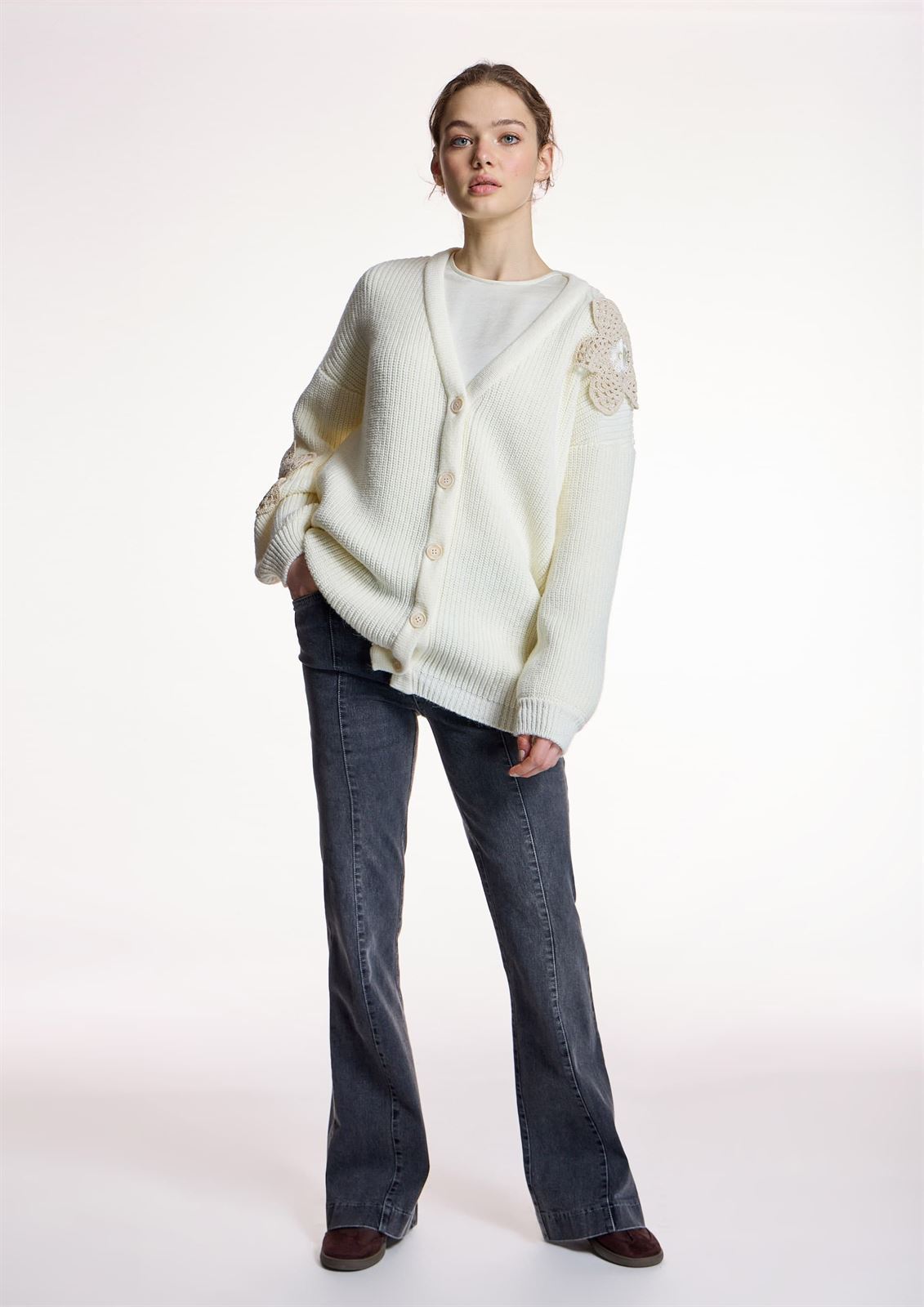 ALBA CONDE Chaqueta de Punto Oversize - Imagen 2