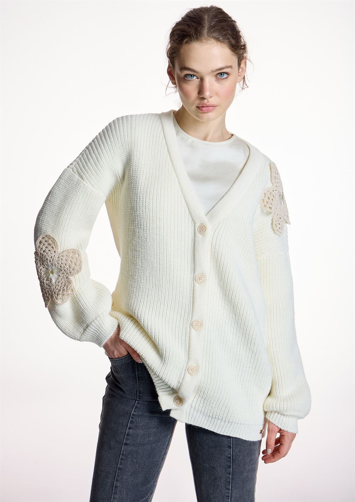 ALBA CONDE Chaqueta de Punto Oversize - Imagen 3