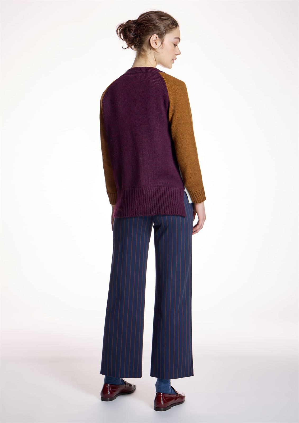 ALBA CONDE Chaqueta de Punto Tricolor - Imagen 2