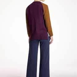 ALBA CONDE Chaqueta de Punto Tricolor - Imagen 2