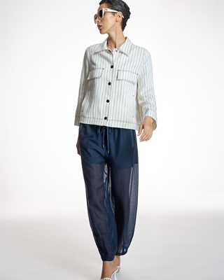 ALBA CONDE Chaqueta Raya Diplomática - Imagen 1