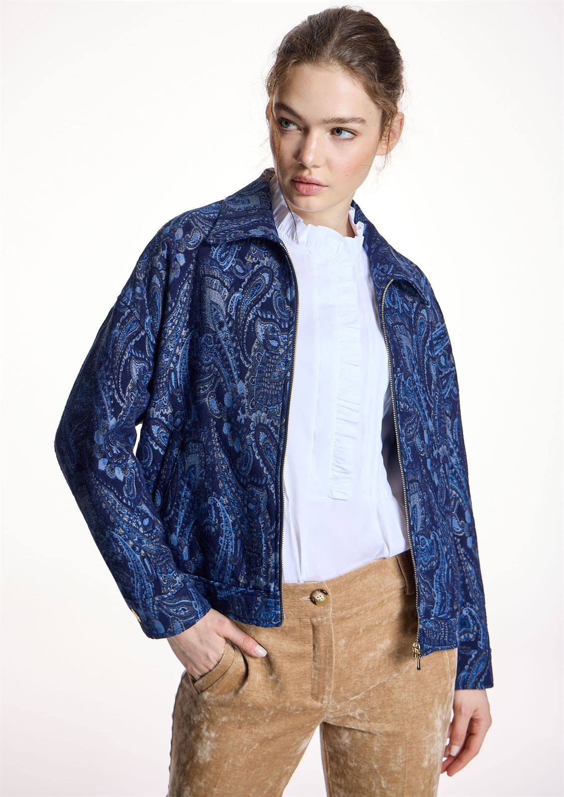 ALBA CONDE Chaqueta Tweed Bicolor - Imagen 6