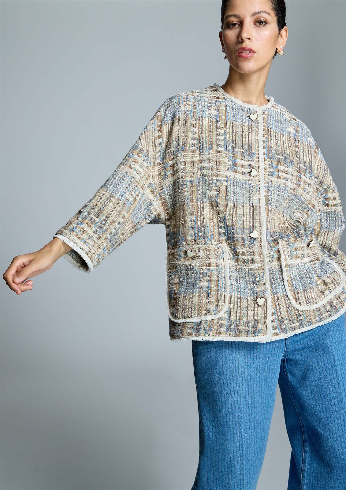 ALBA CONDE Chaqueta Tweed - Imagen 3