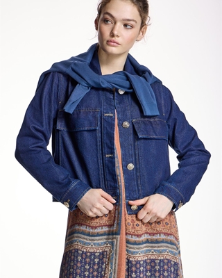 ALBA CONDE Chaqueta Vaquera Corta - Imagen 1