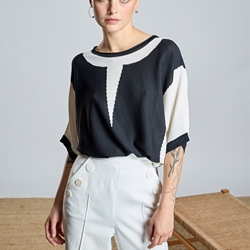 ALBA CONDE Denim Recto con detalle de Botones - Imagen 1