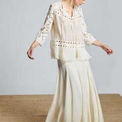 ALBA CONDE Falda Fluída Boho - Imagen 2