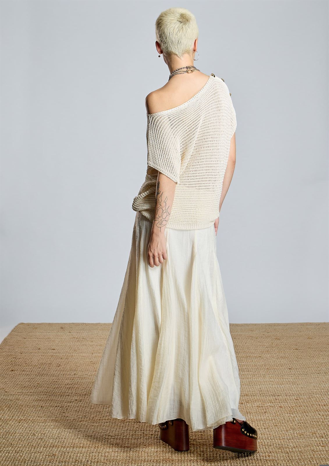 ALBA CONDE Falda Fluída Boho - Imagen 3