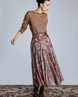 ALBA CONDE Falda Larga de Cachemires - Imagen 1