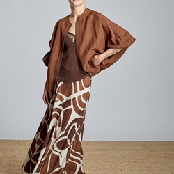 ALBA CONDE Falda Larga Estampada - Imagen 1