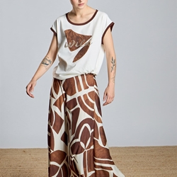 ALBA CONDE Falda Larga Estampada - Imagen 2