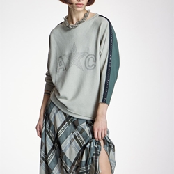 ALBA CONDE Falda Larga Fluída de Cuadros - Imagen 2