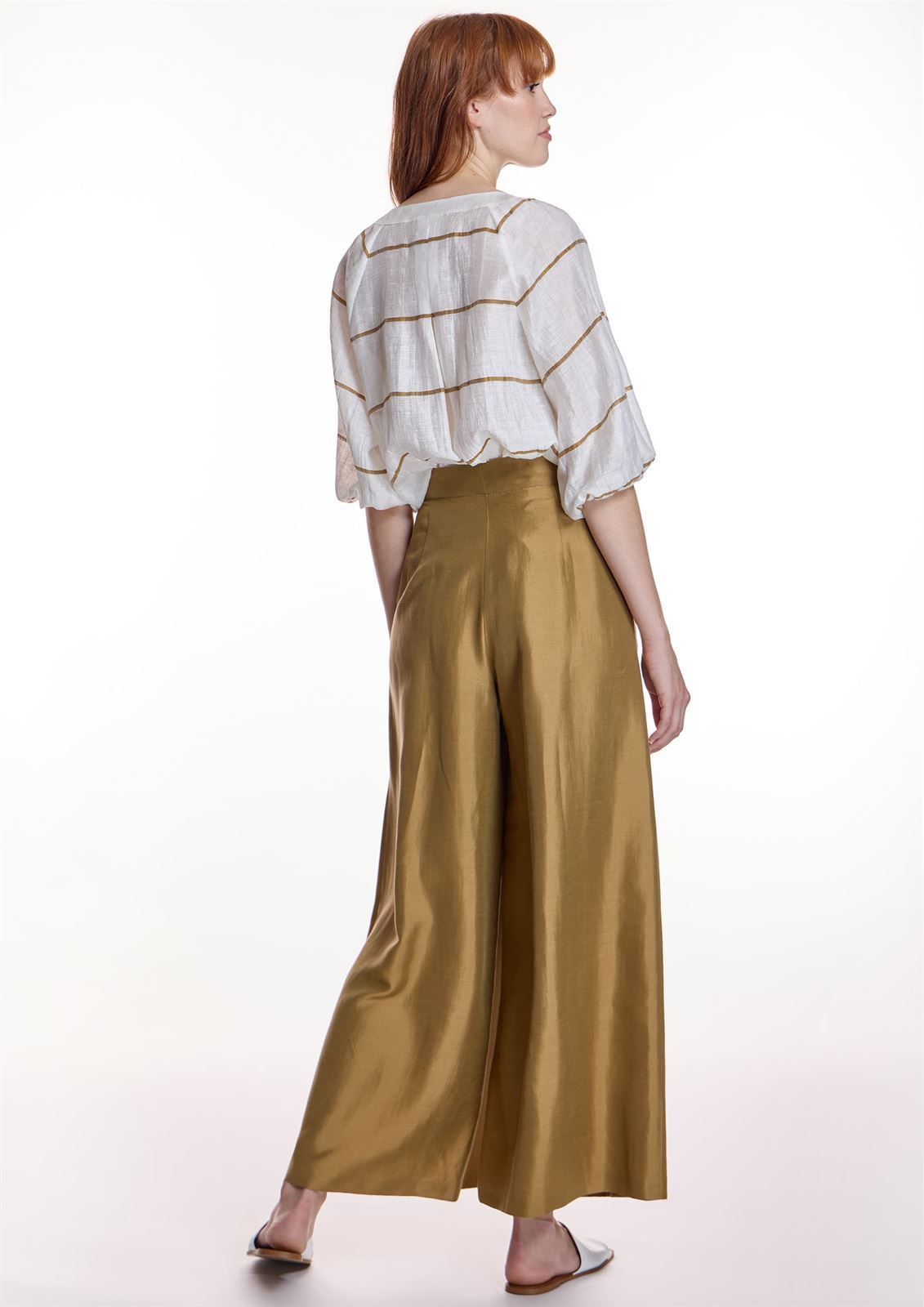 ALBA CONDE Falda Pantalón Detalle Pliegues - Imagen 5