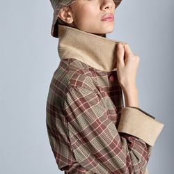 ALBA CONDE Gabardina Beige Reversible - Imagen 1