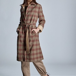 ALBA CONDE Gabardina Beige Reversible - Imagen 2