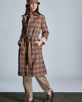 ALBA CONDE Gabardina Beige Reversible - Imagen 2