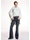 ALBA CONDE Jeans Acampanados Gris - Imagen 2