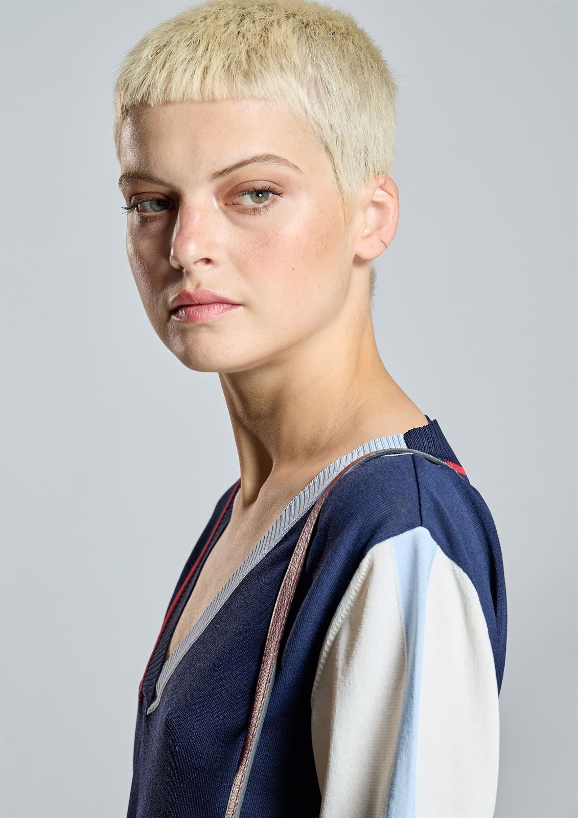 ALBA CONDE Jersey Combinado Multicolor - Imagen 2