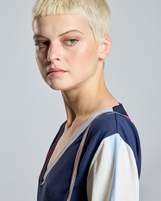 ALBA CONDE Jersey Combinado Multicolor - Imagen 2