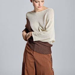 ALBA CONDE Jersey de Punto Bicolor - Imagen 1