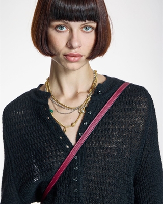 ALBA CONDE Jersey de Punto Negro - Imagen 1