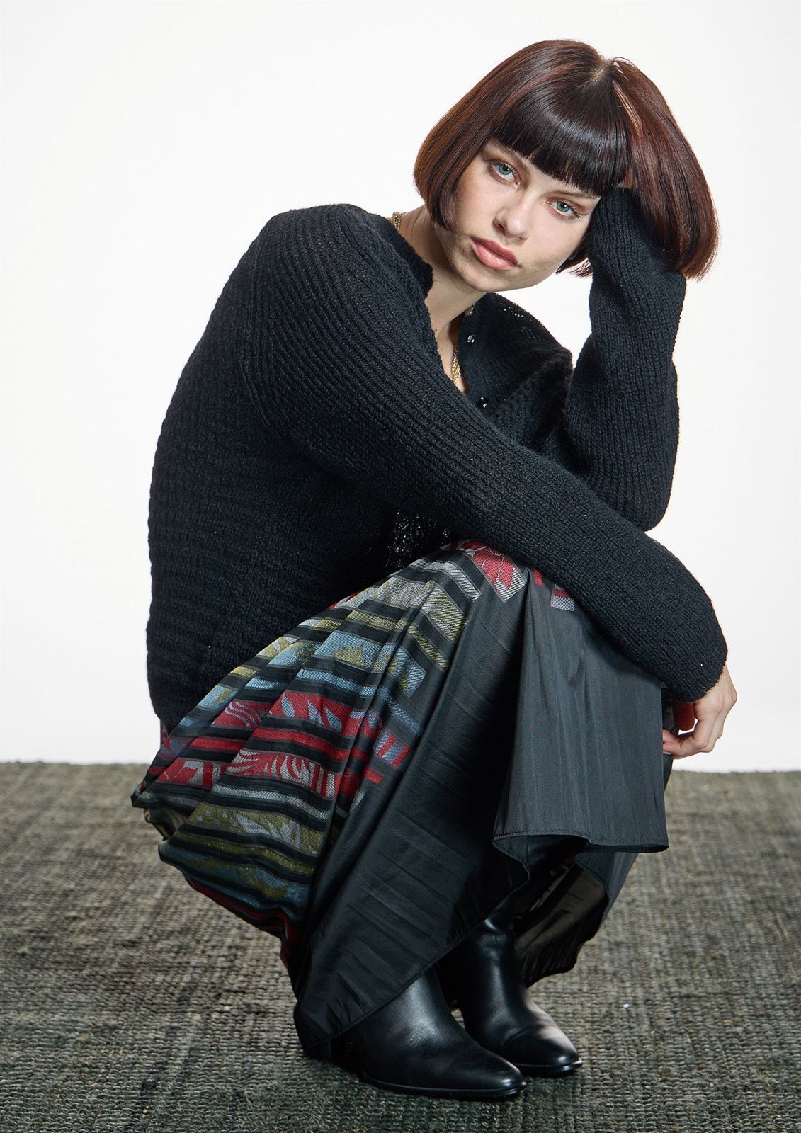ALBA CONDE Jersey de Punto Negro - Imagen 2