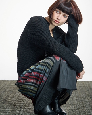 ALBA CONDE Jersey de Punto Negro - Imagen 2