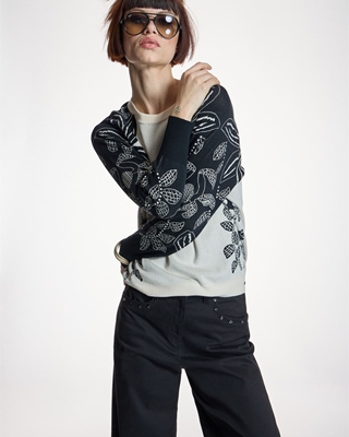 ALBA CONDE Jersey Estampado Floral - Imagen 1