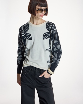 ALBA CONDE Jersey Estampado Floral - Imagen 2