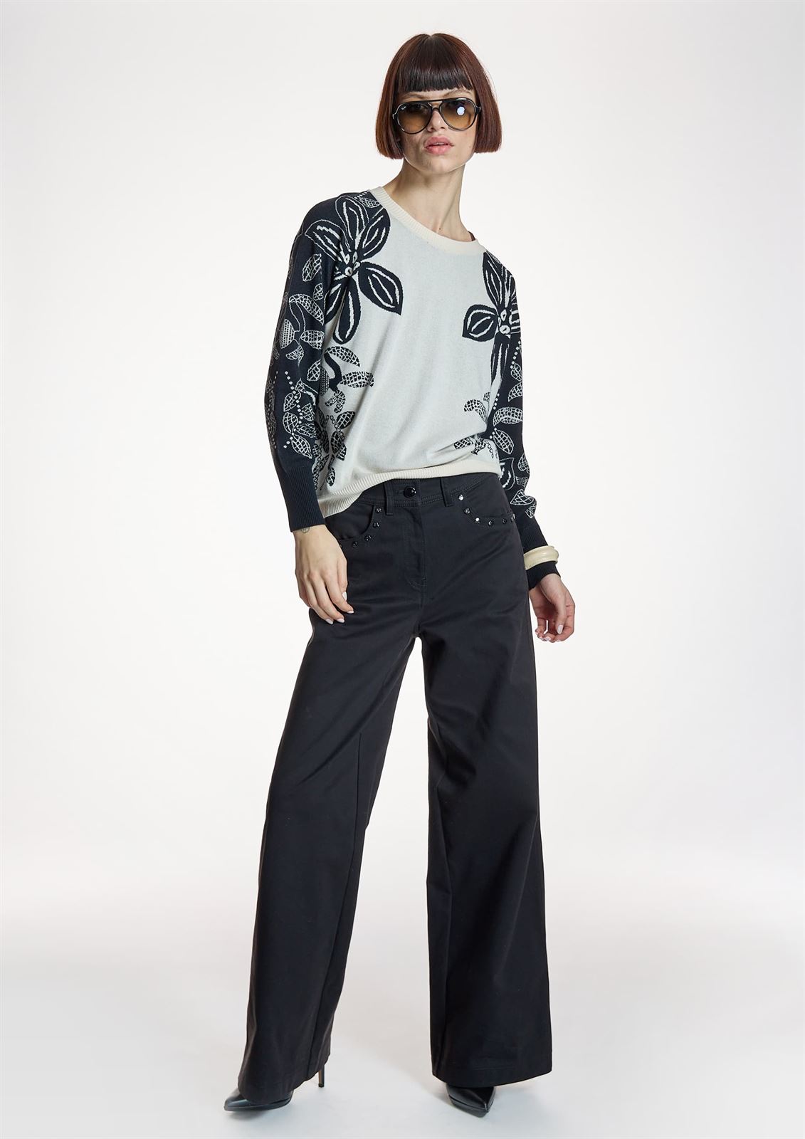 ALBA CONDE Jersey Estampado Floral - Imagen 3
