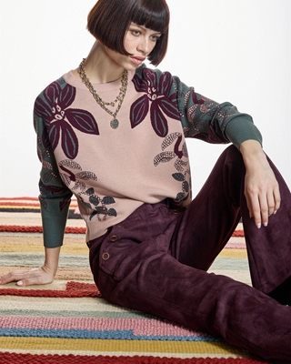 ALBA CONDE Jersey Estampado Floral - Imagen 1