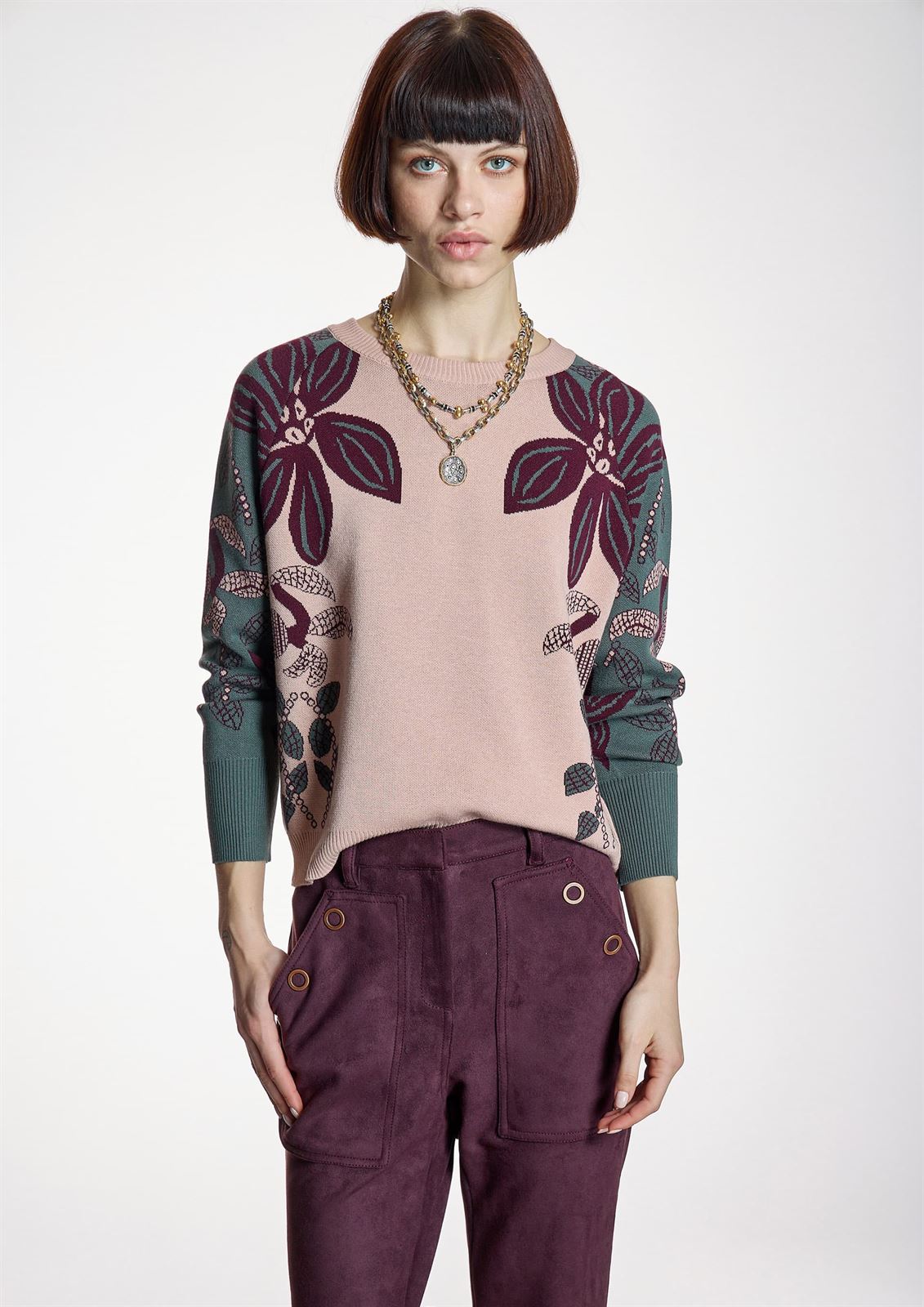 ALBA CONDE Jersey Estampado Floral - Imagen 2