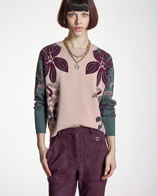 ALBA CONDE Jersey Estampado Floral - Imagen 2