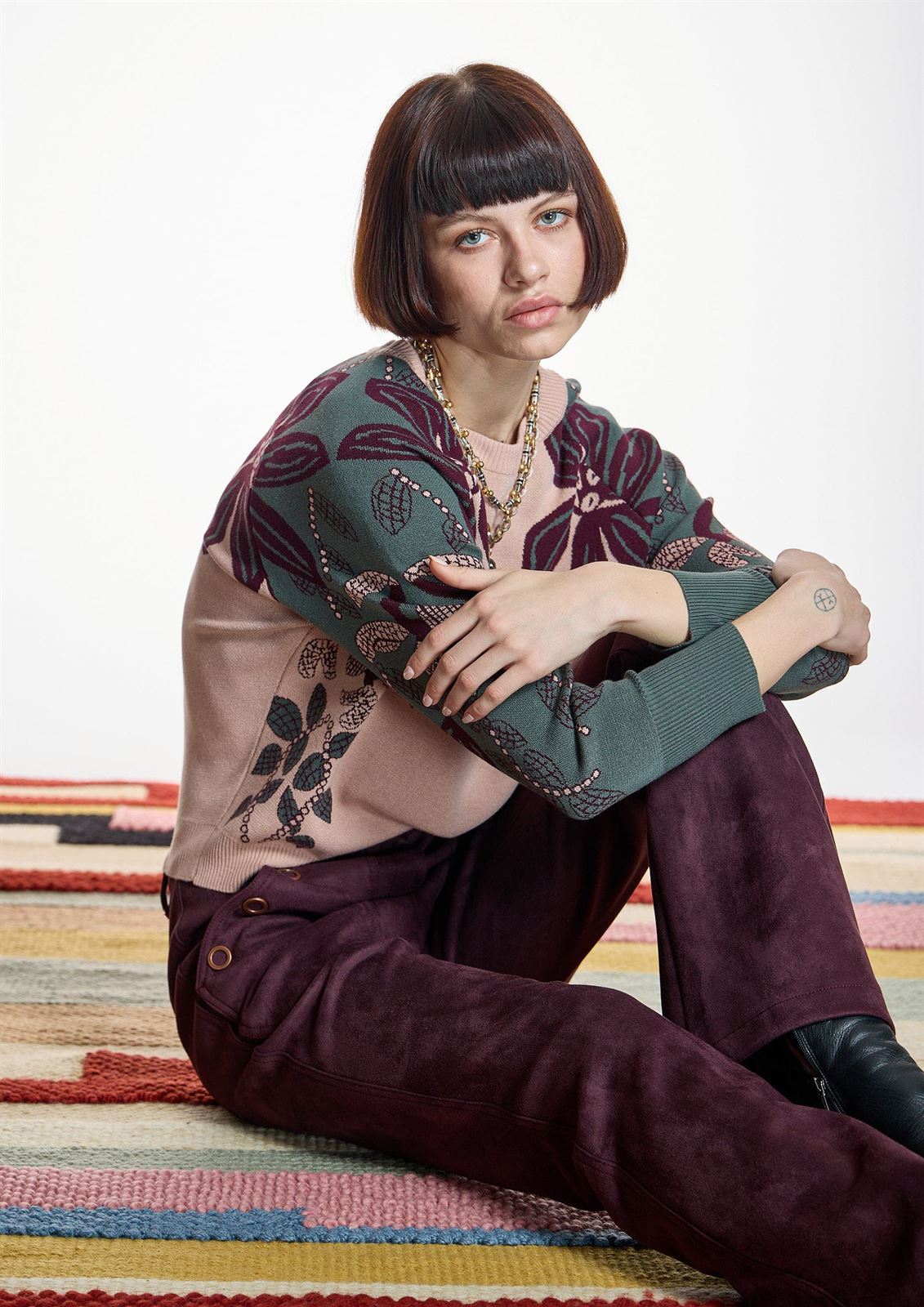 ALBA CONDE Jersey Estampado Floral - Imagen 3
