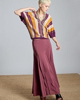 ALBA CONDE Jersey Rayas Multicolor - Imagen 2