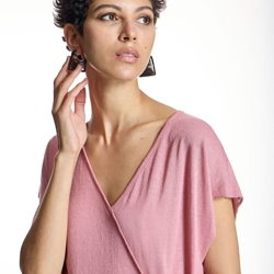 ALBA CONDE Jersey Rosa Cruzado - Imagen 1