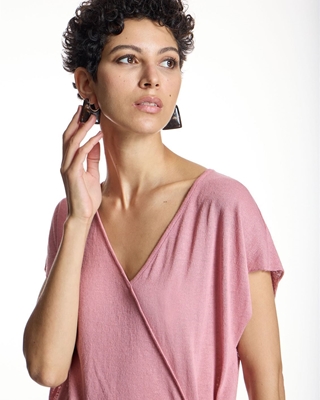 ALBA CONDE Jersey Rosa Cruzado - Imagen 1