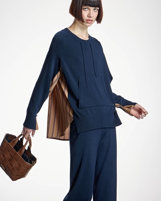 ALBA CONDE Jerseyde Punto Combinado - Imagen 2